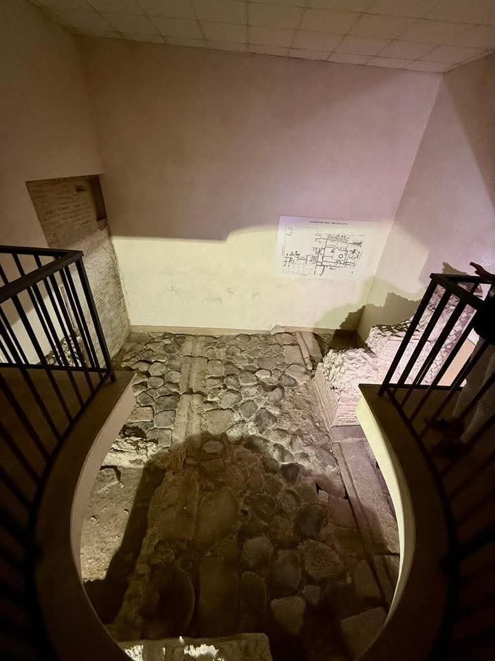Roman archaeological remains at San Pasquale Baylon
