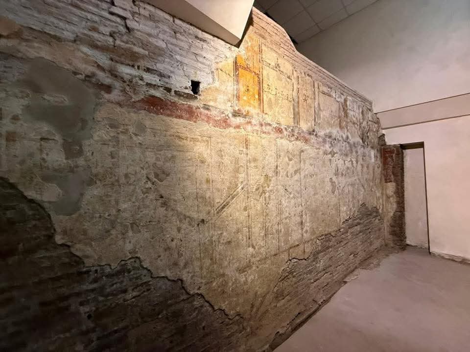 Roman archaeological structures at San Pasquale Baylon