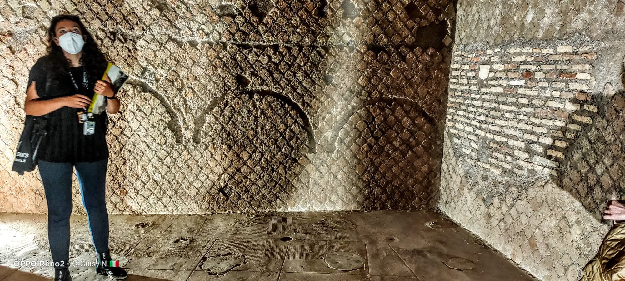 Internal masonry of the Mausoleum of Augustus