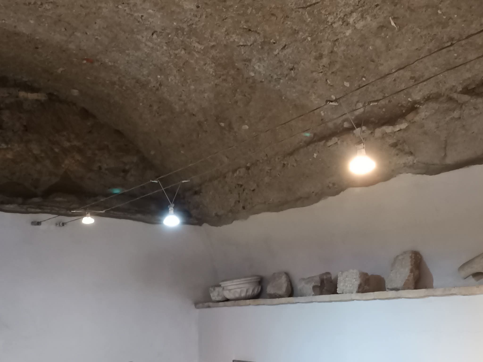 Roman archaeological floor at Santa Susanna