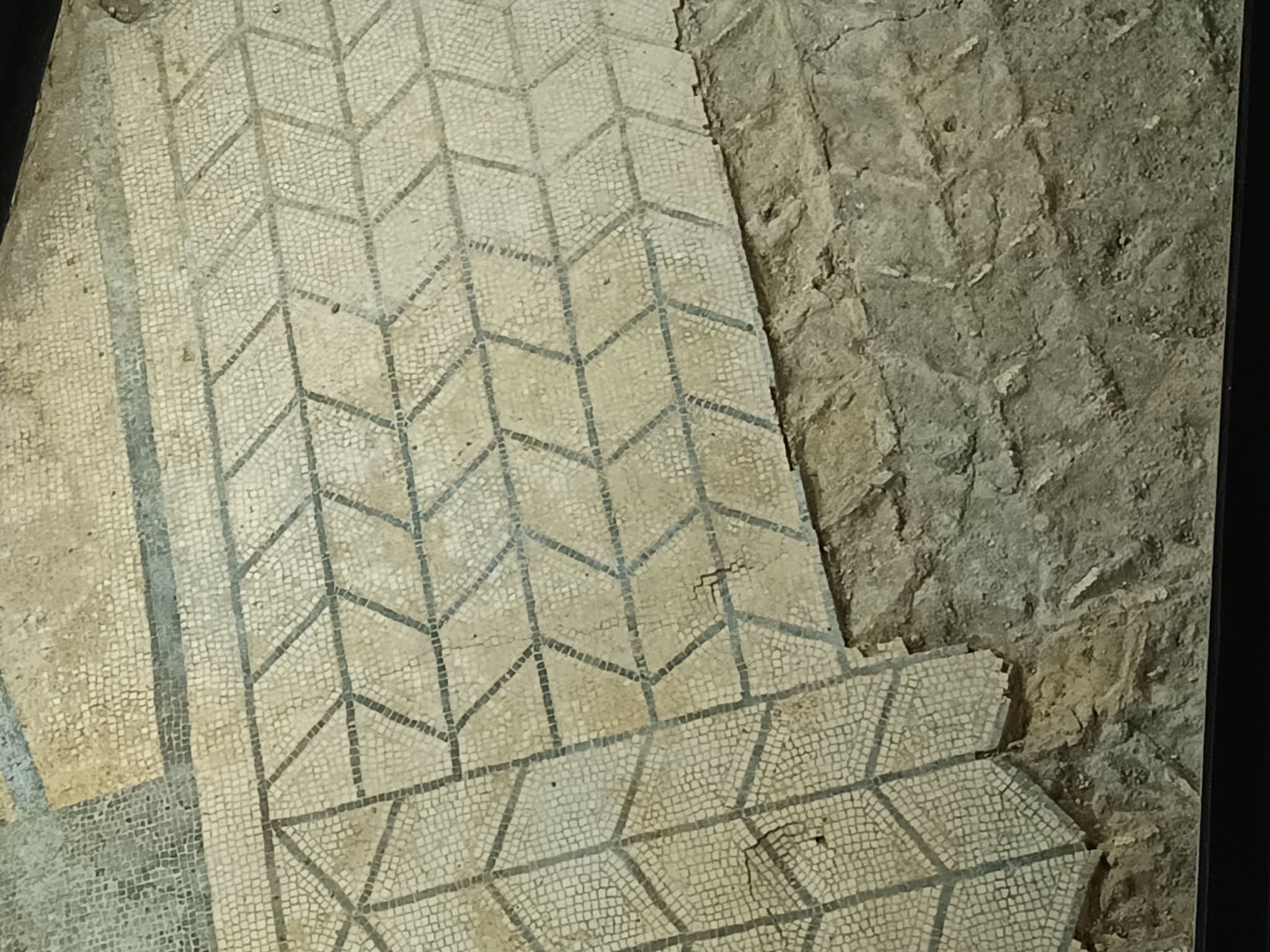 Ancient Roman wall beneath Santa Susanna