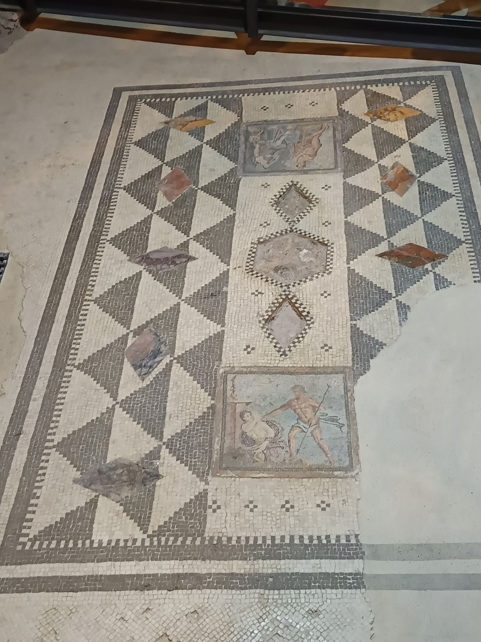 Archaeological remains beneath the Basilica of Santa Susanna