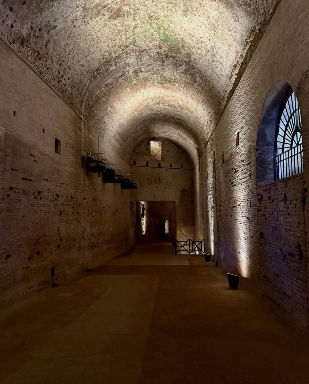 Roman walls and vaults of the Domus Aurea
