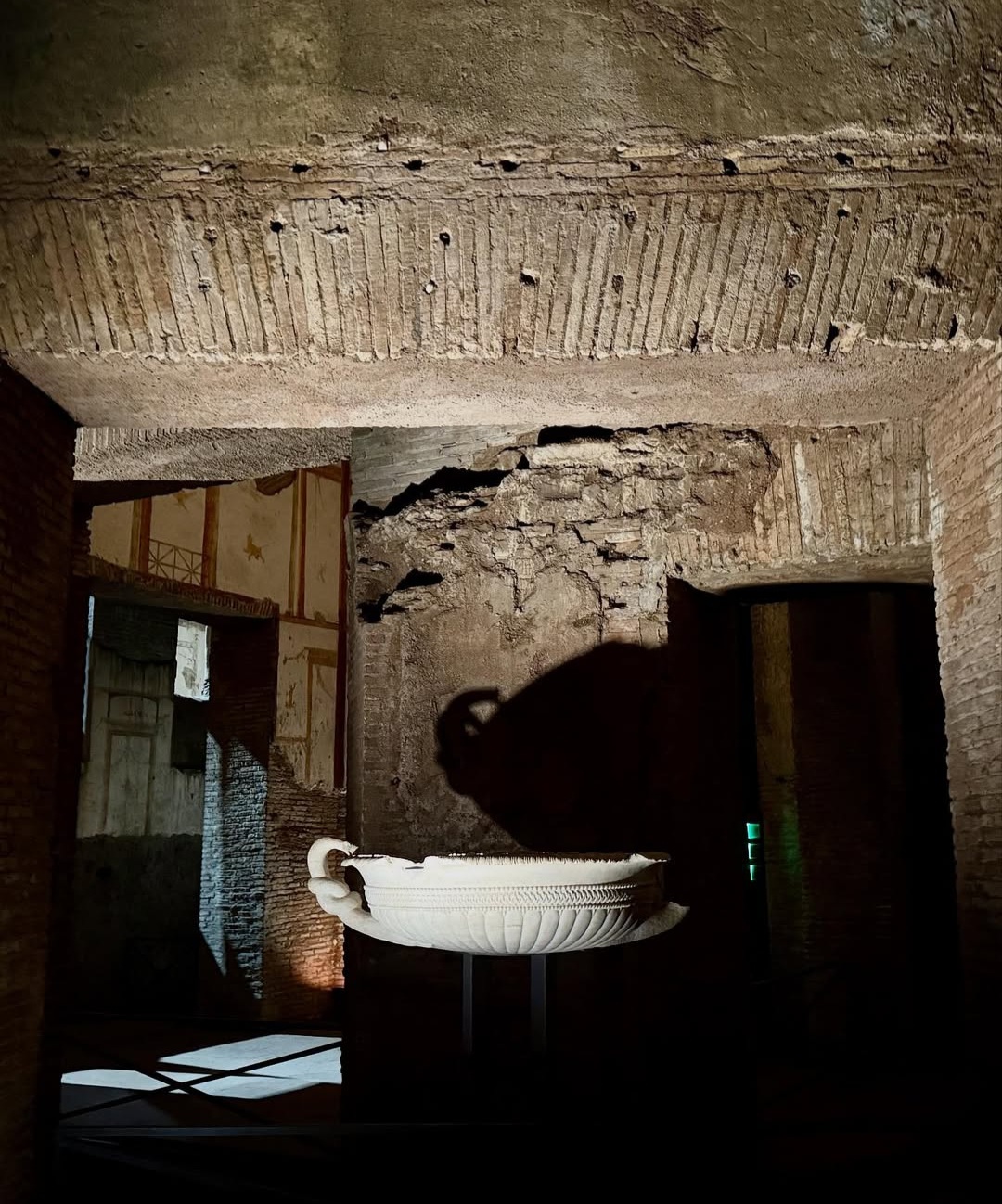 Roman vaulted architecture in the Domus Aurea