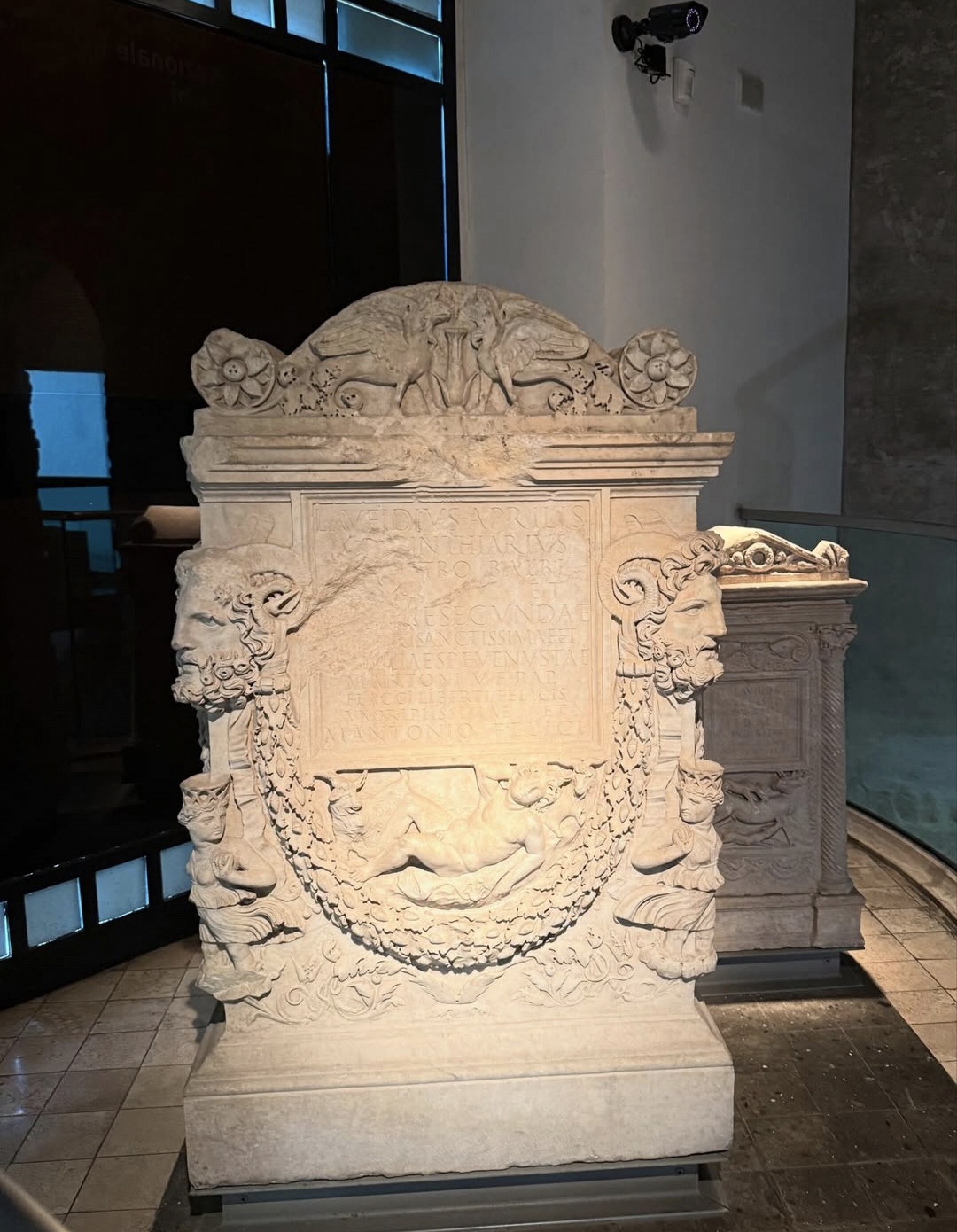 Excavated architectural remains at Crypta Balbi in Rome