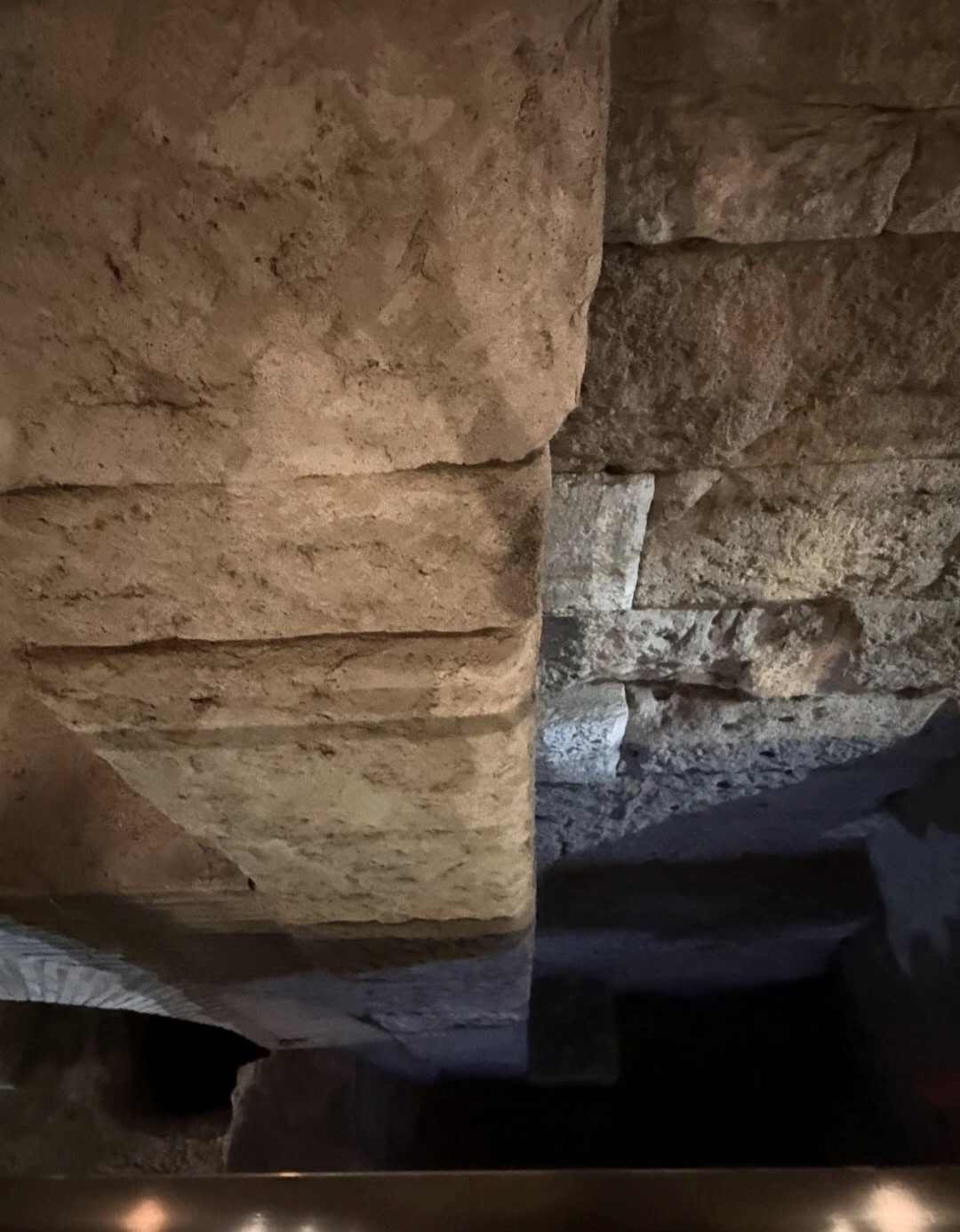 Archaeological layers preserved within Crypta Balbi in Rome