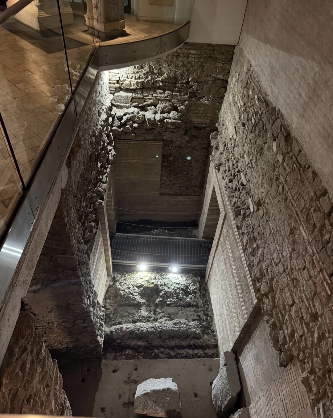Archaeological structures at Crypta Balbi