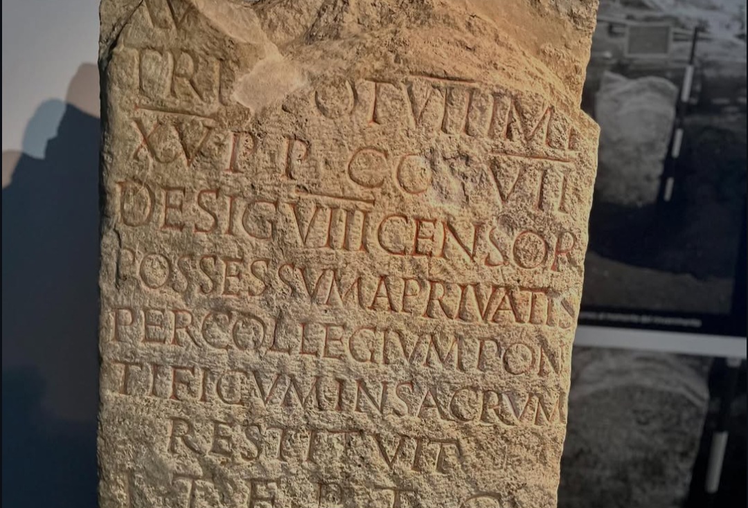 Portuense necropolis remains preserved in the modern museum