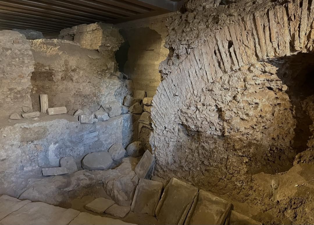 Archaeological remains beneath the Church of San Vito