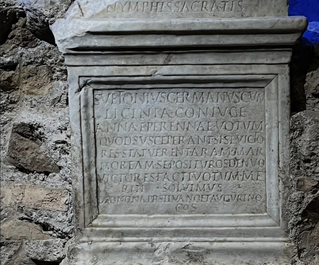 Archaeological structures at the Fountain of Anna Perenna