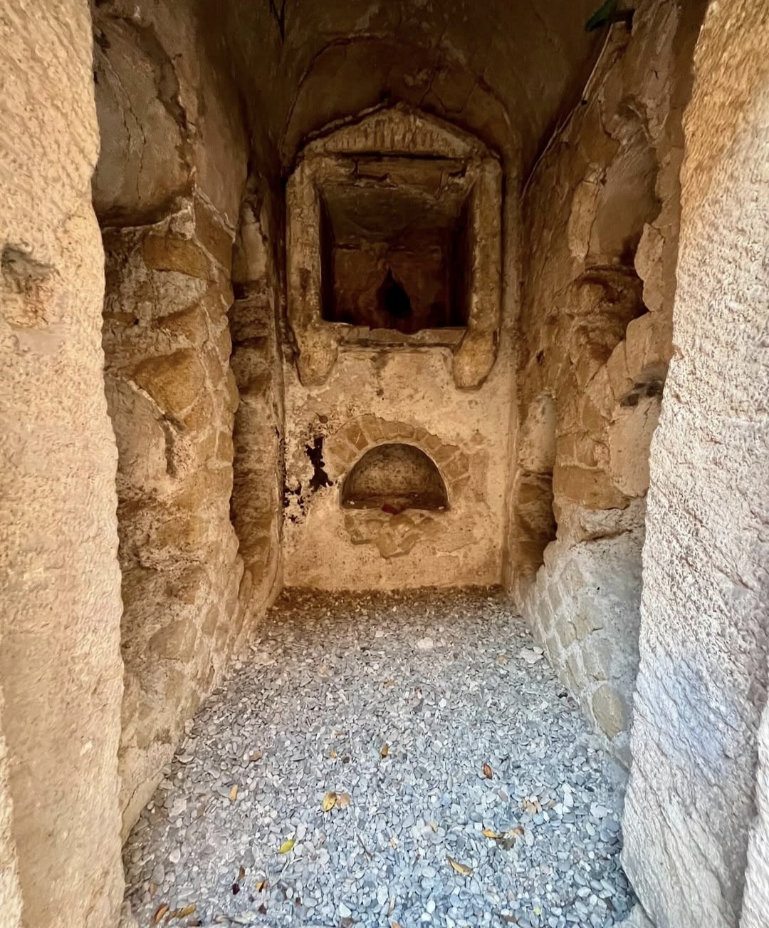 Roman archaeological remains preserved at Saulo in Rome