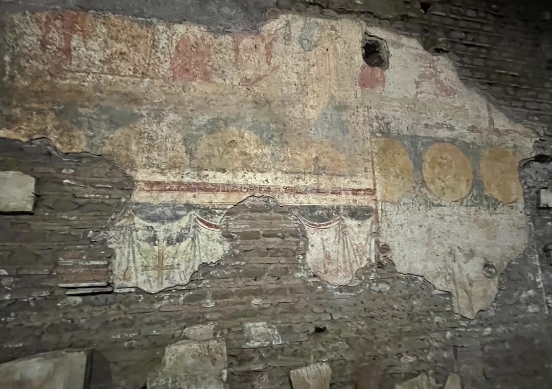 Archaeological area at Santa Cecilia in Trastevere
