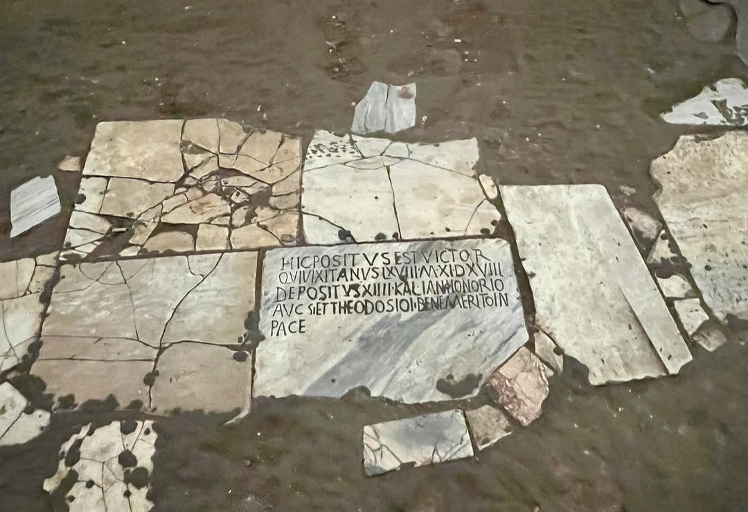 Lower archaeological and religious spaces at Santa Cecilia in Trastevere