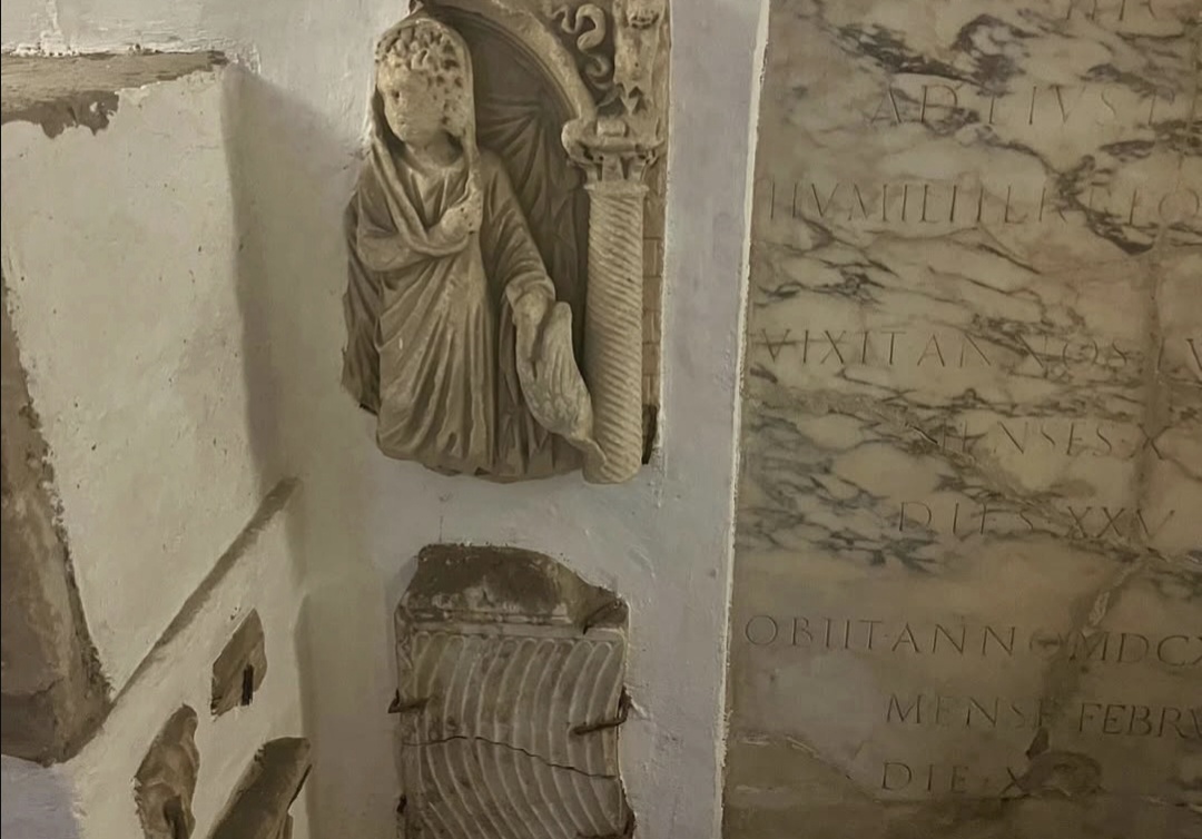 Archaeological structures at Santa Cecilia in Trastevere