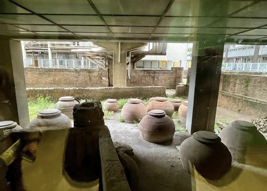 Archaeological remains inside San Giovanni Addolorata