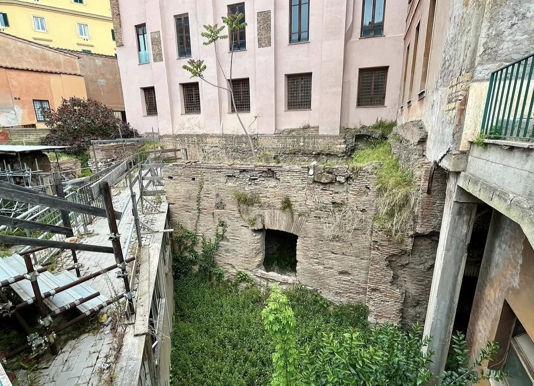 Roman archaeological structures at San Giovanni Addolorata