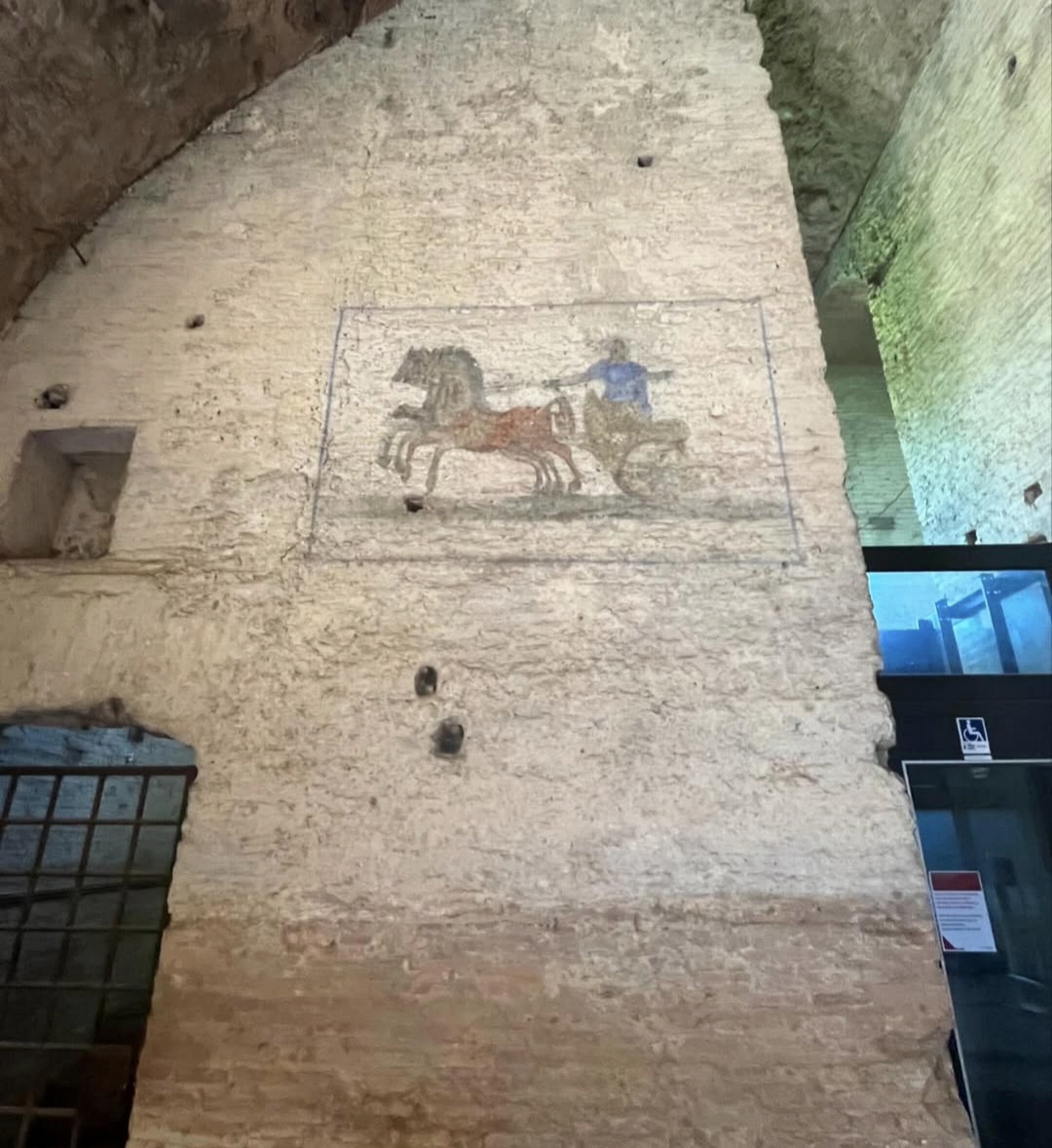 Archaeological landscape at the Villa of Maxentius