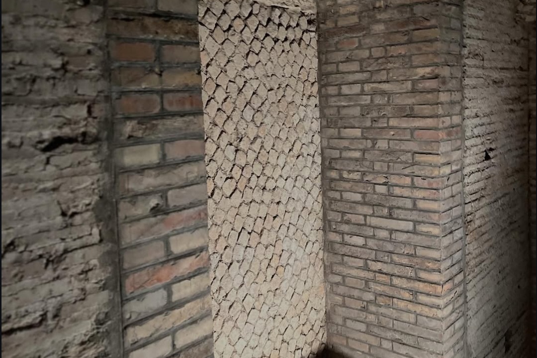 Ancient masonry beneath Santa Maria Maggiore