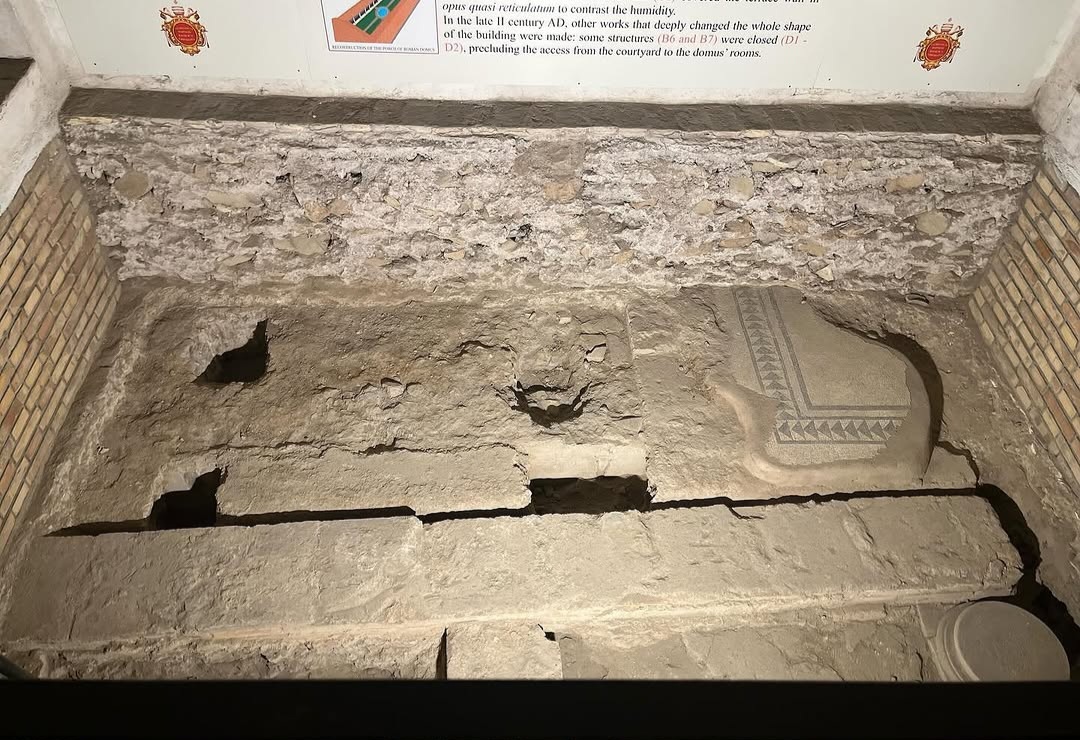 Ancient structures below Santa Maria Maggiore