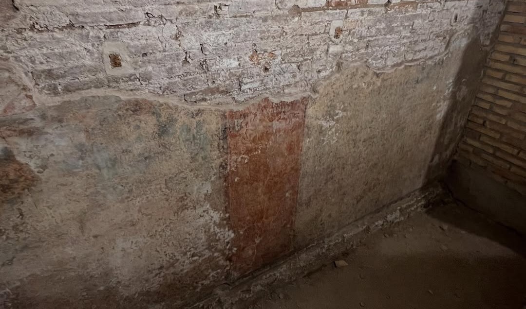 Ancient interior in the Santa Maria Maggiore archaeological area