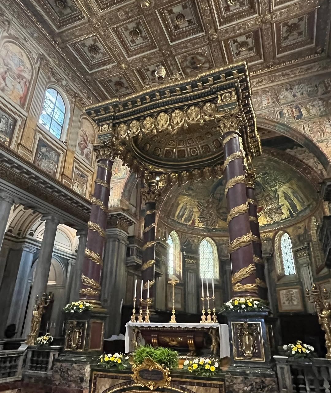 Roman architecture beneath Santa Maria Maggiore