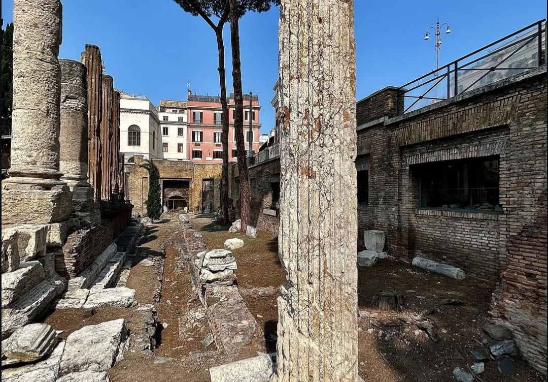 Republican temples in the Largo Argentina archaeological area