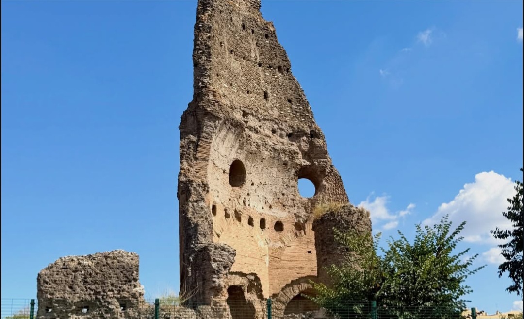 Ancient architecture at Villa dei Gordiani