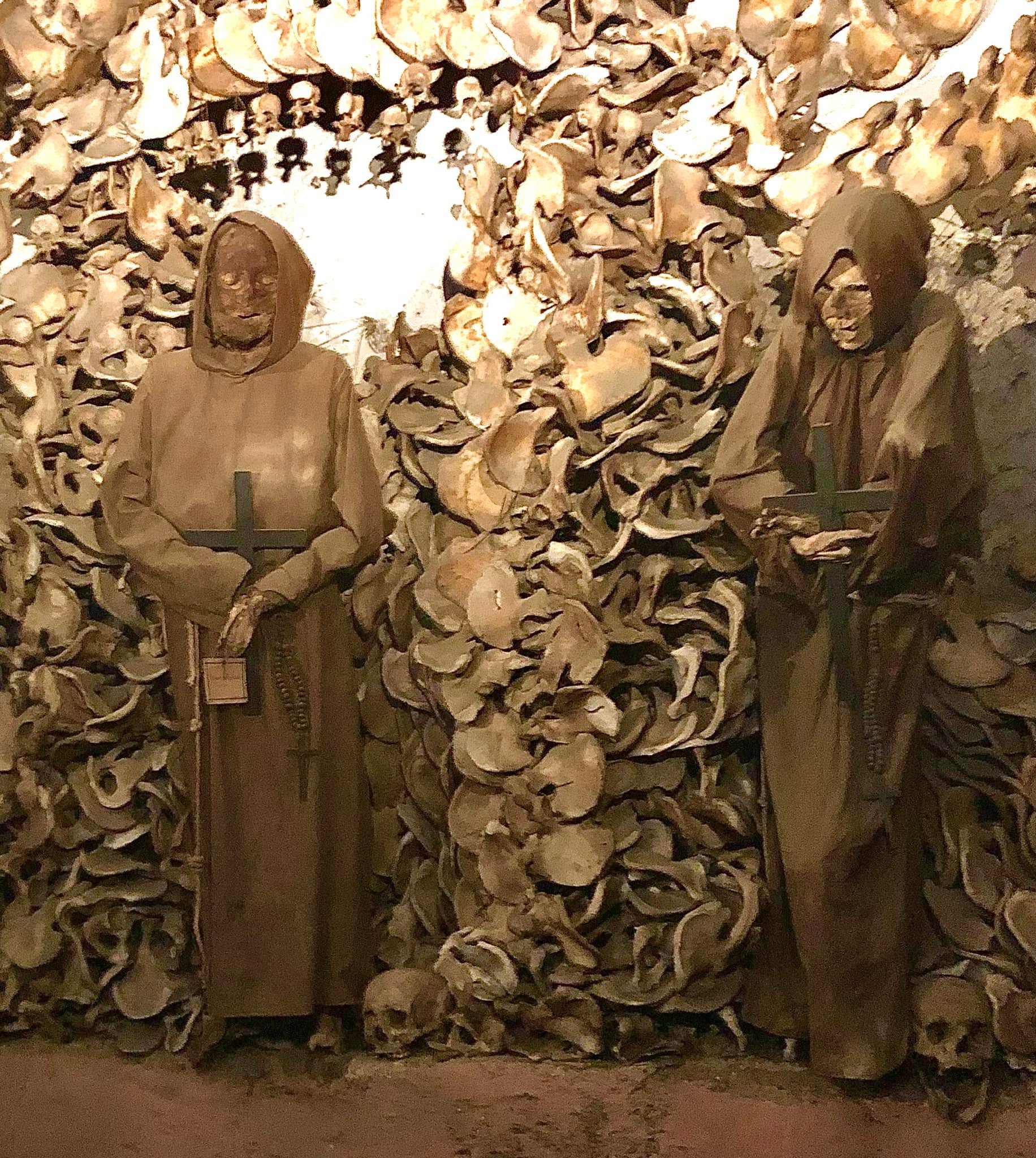 Historic funerary spaces of the Capuchin Crypt in Rome