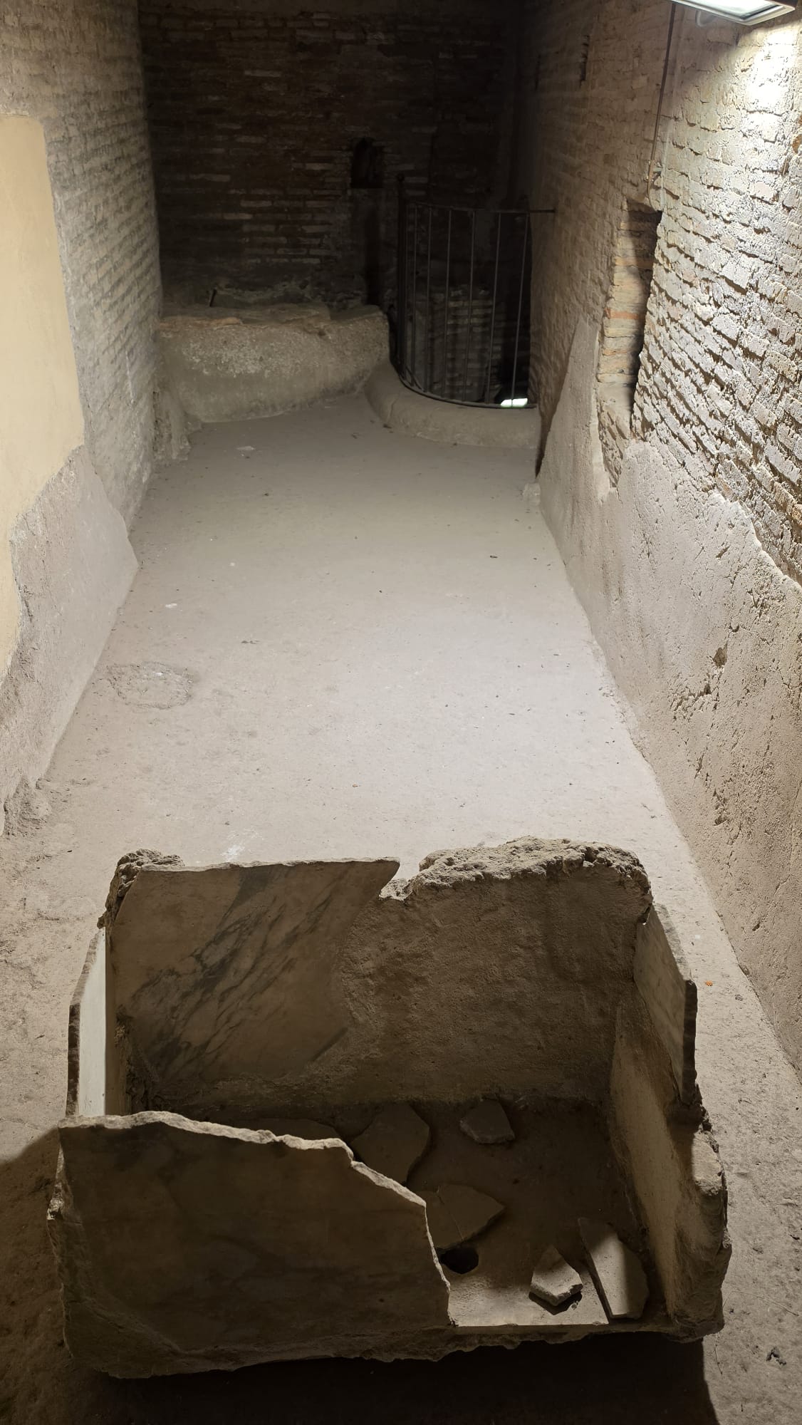 Archaeological interior of the Roman Houses on the Caelian Hill