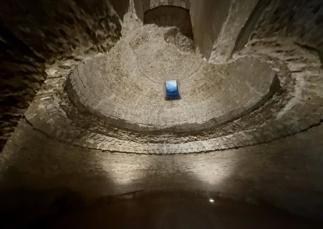 Interior of the Roman Mausoleum of Monte del Grano