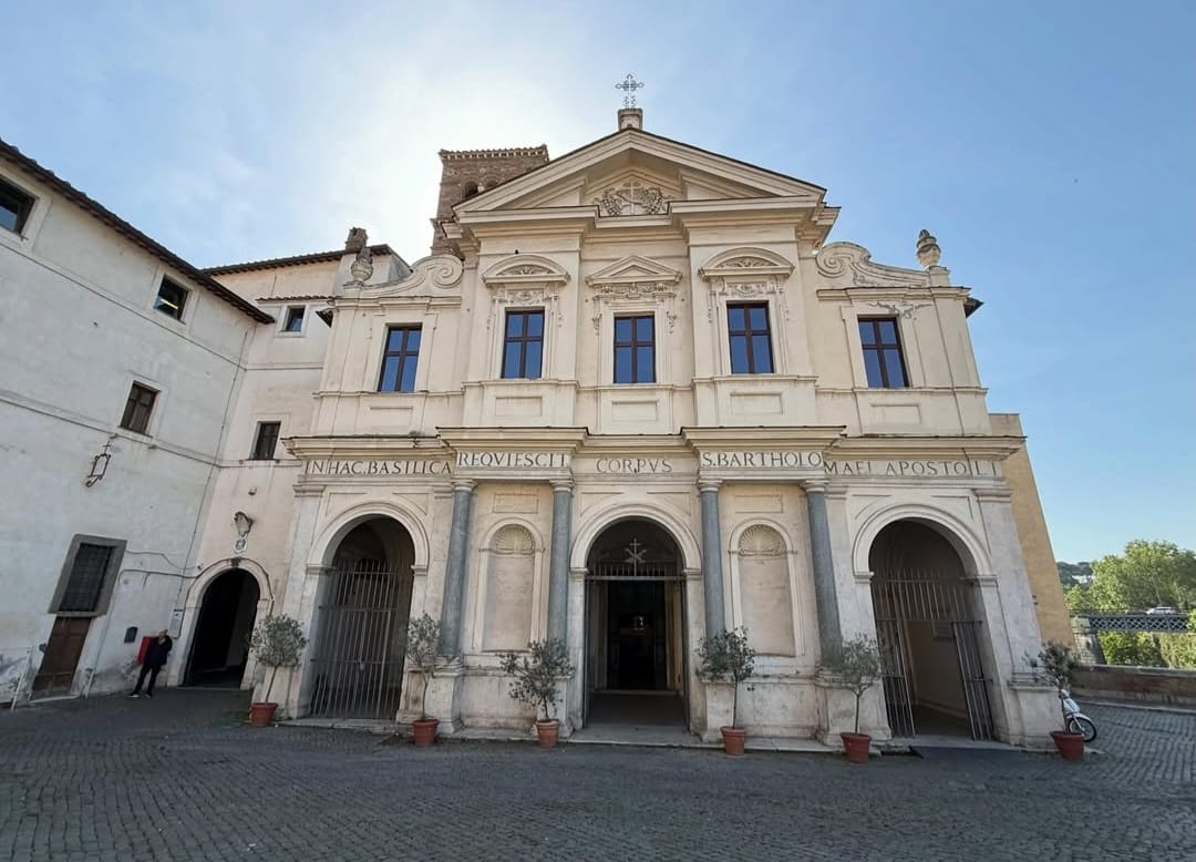 Archaeological spaces of San Bartolomeo all'Isola in Rome