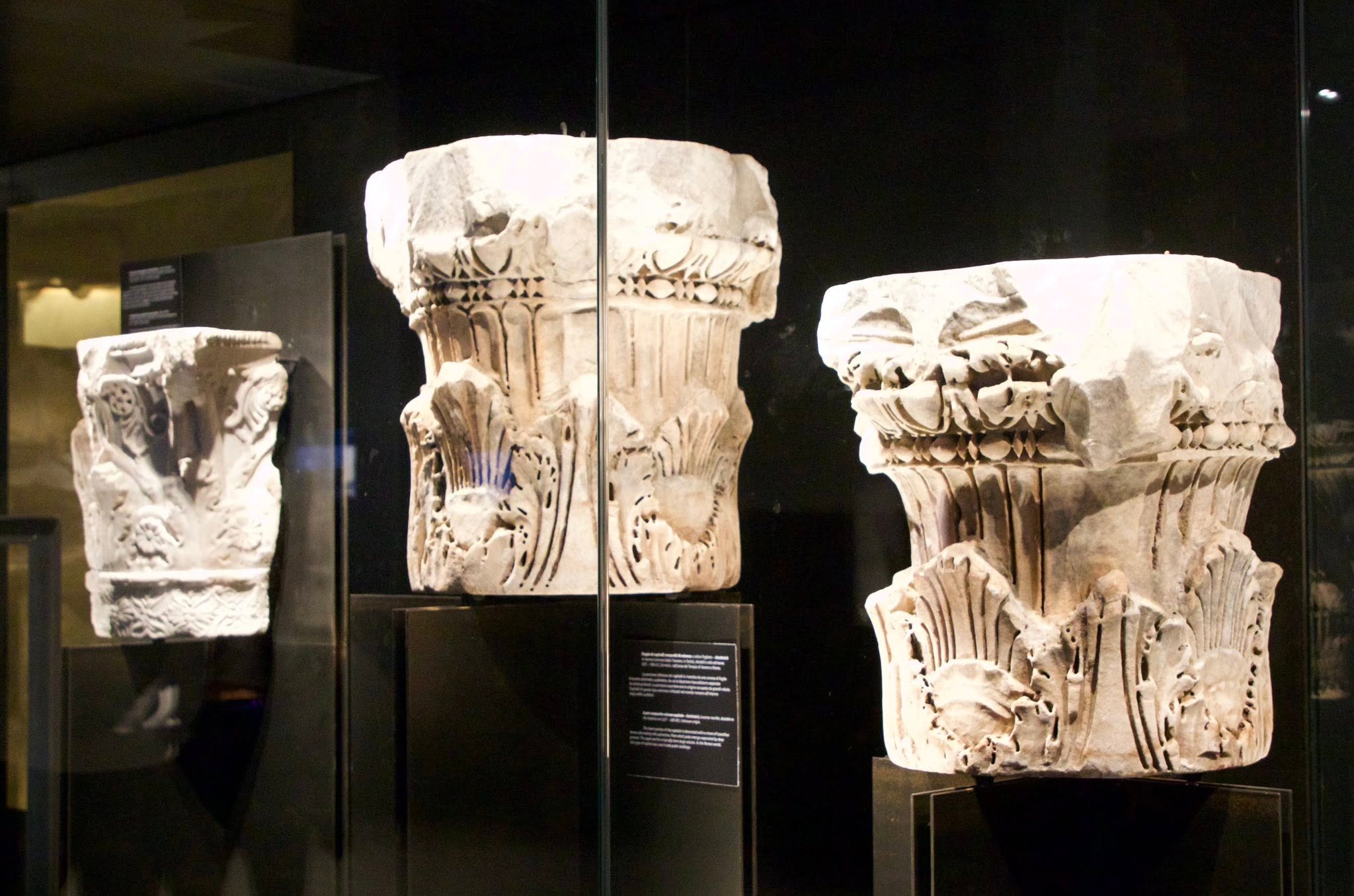 Archaeological display associated with Metro C in Rome