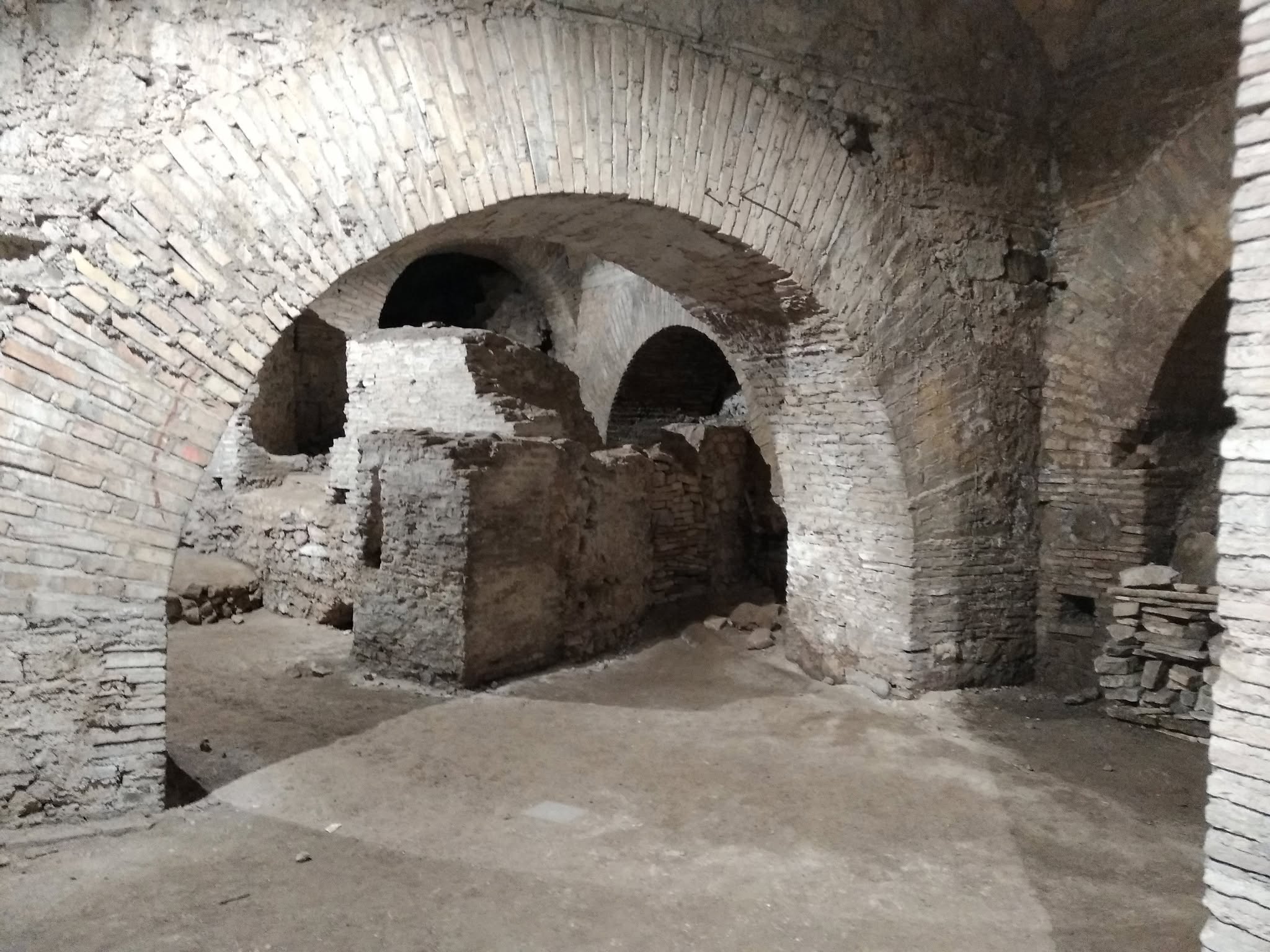 Archaeological remains of the earlier basilica beneath San Crisogono