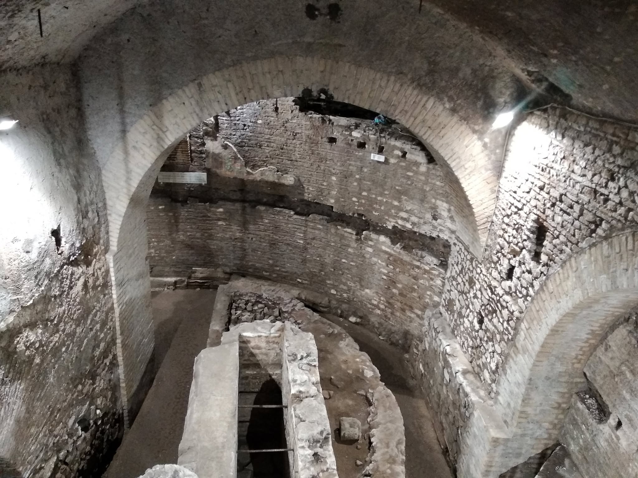 Archaeological structures beneath San Crisogono in Rome