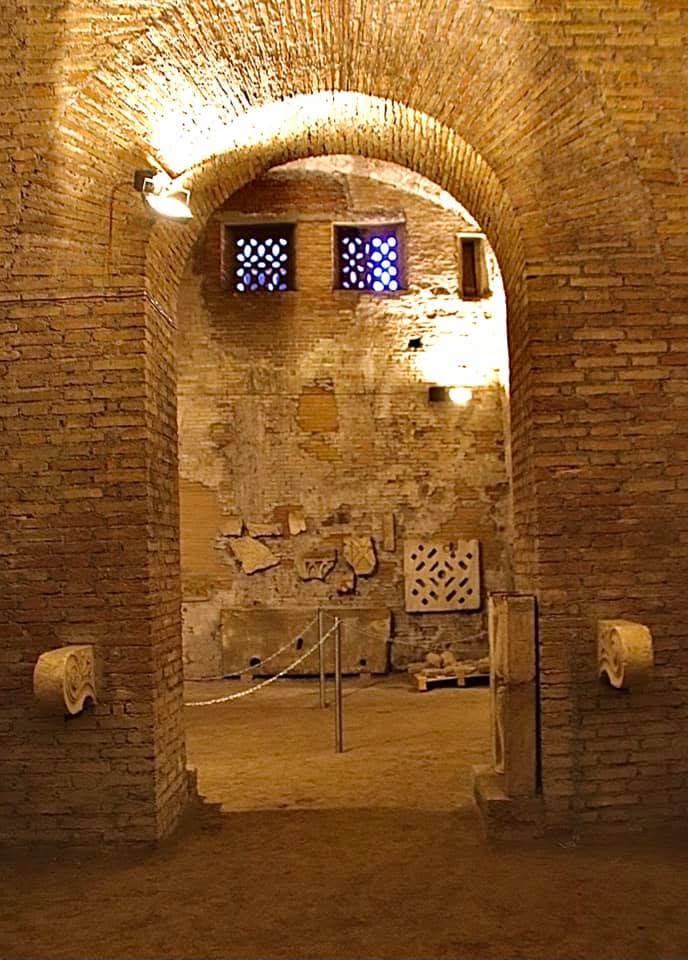 Archaeological structures at San Martino ai Monti in Rome