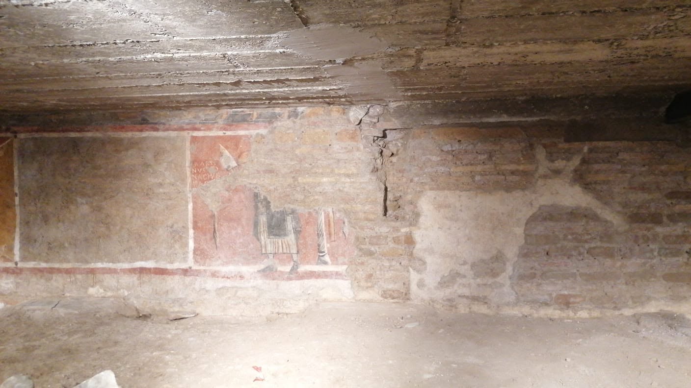 Archaeological spaces at San Saba in Rome