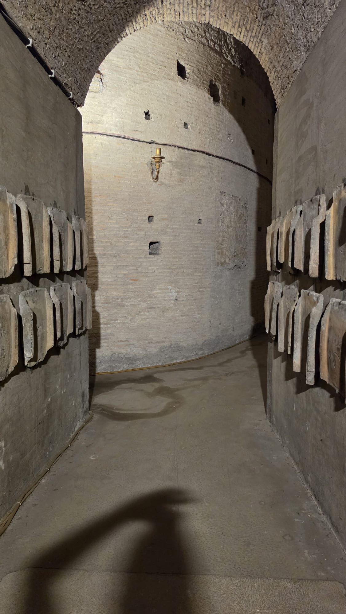 Ancient Roman architectural structures beneath St John Lateran