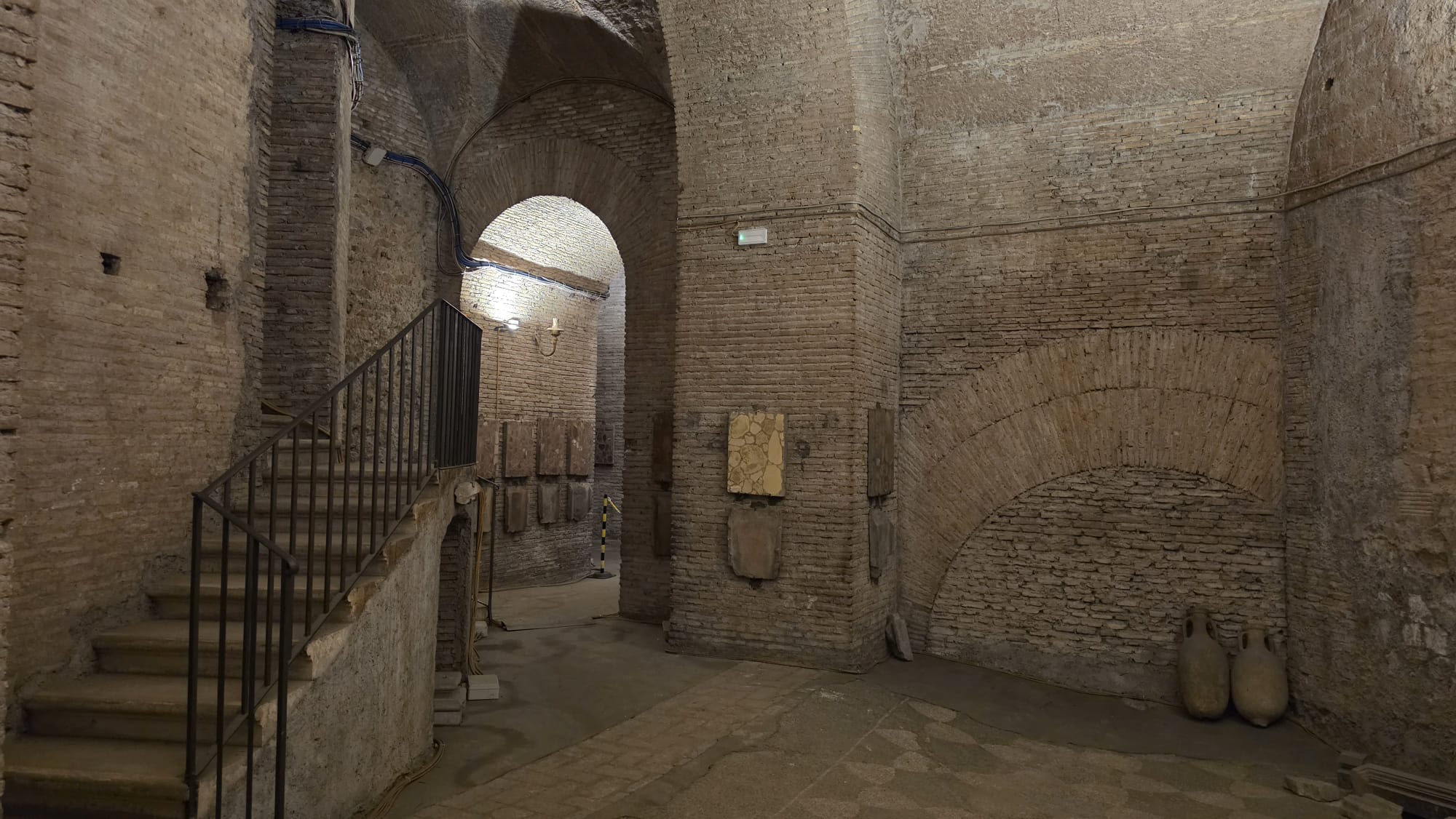 Roman brick structures of the Lateran archaeological area