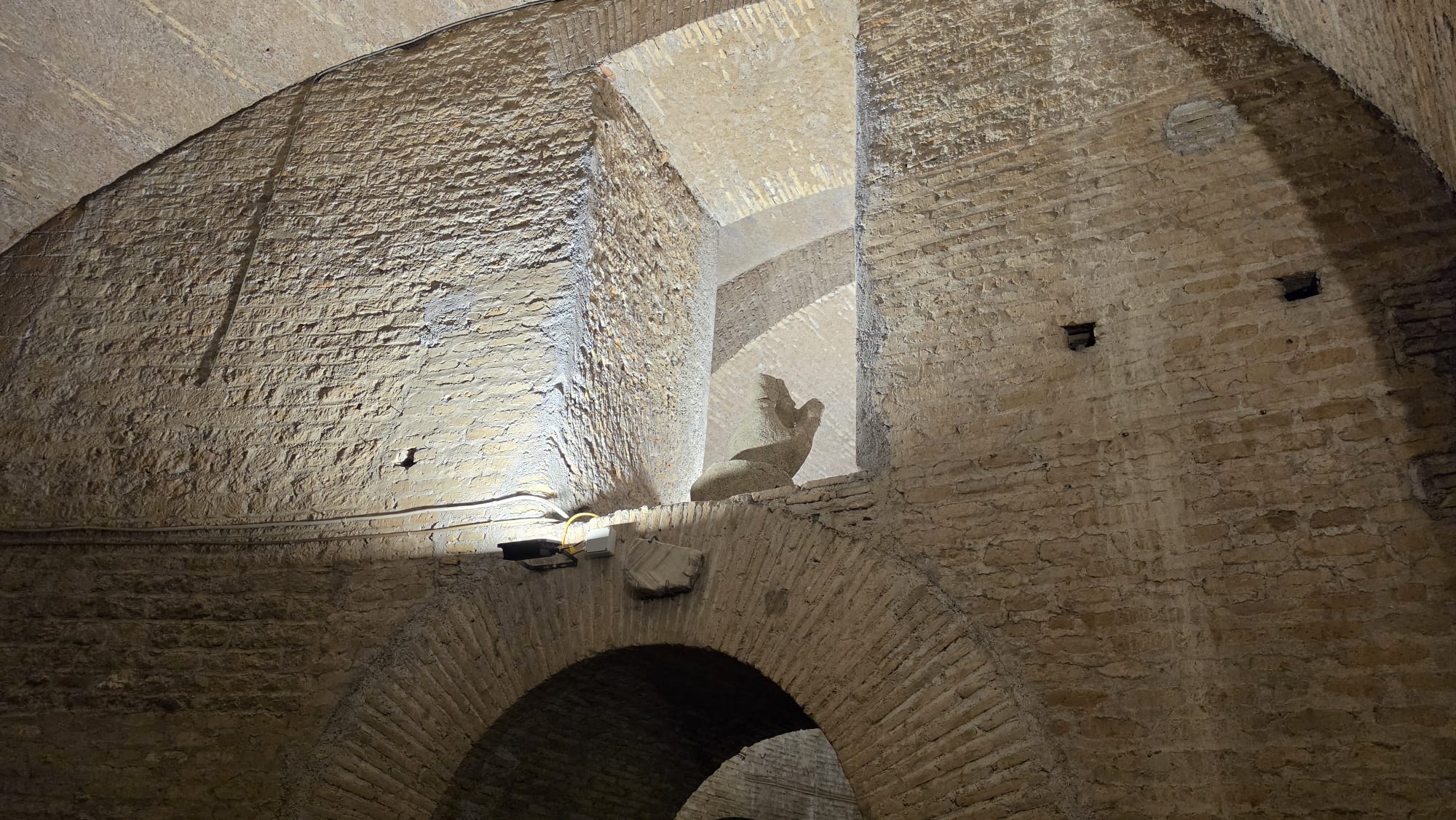 Roman rooms preserved beneath the Basilica of St John Lateran