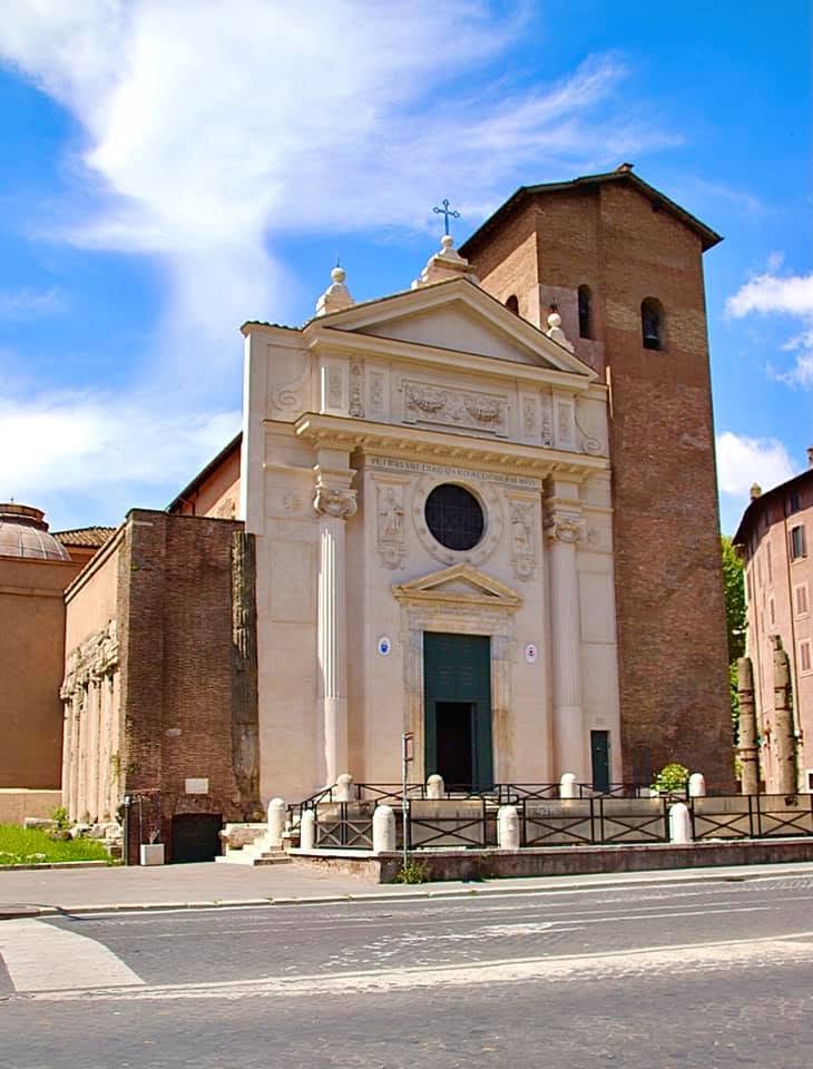 San Nicola in Carcere and the remains of the Republican temples in Rome