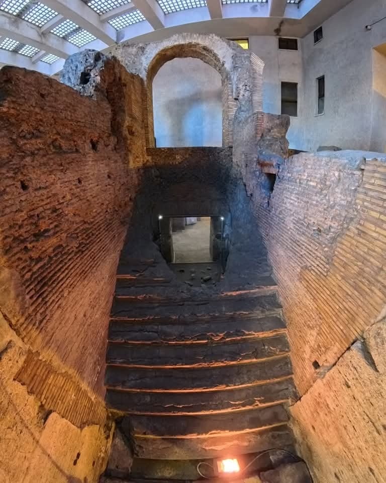 Archaeological remains of the Stadium of Domitian beneath Piazza Navona