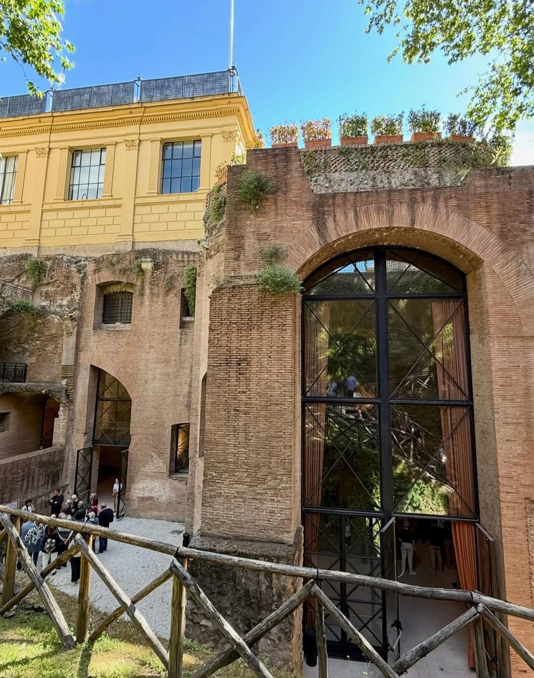 Horti Sallustiani archaeological level in Piazza Sallustio