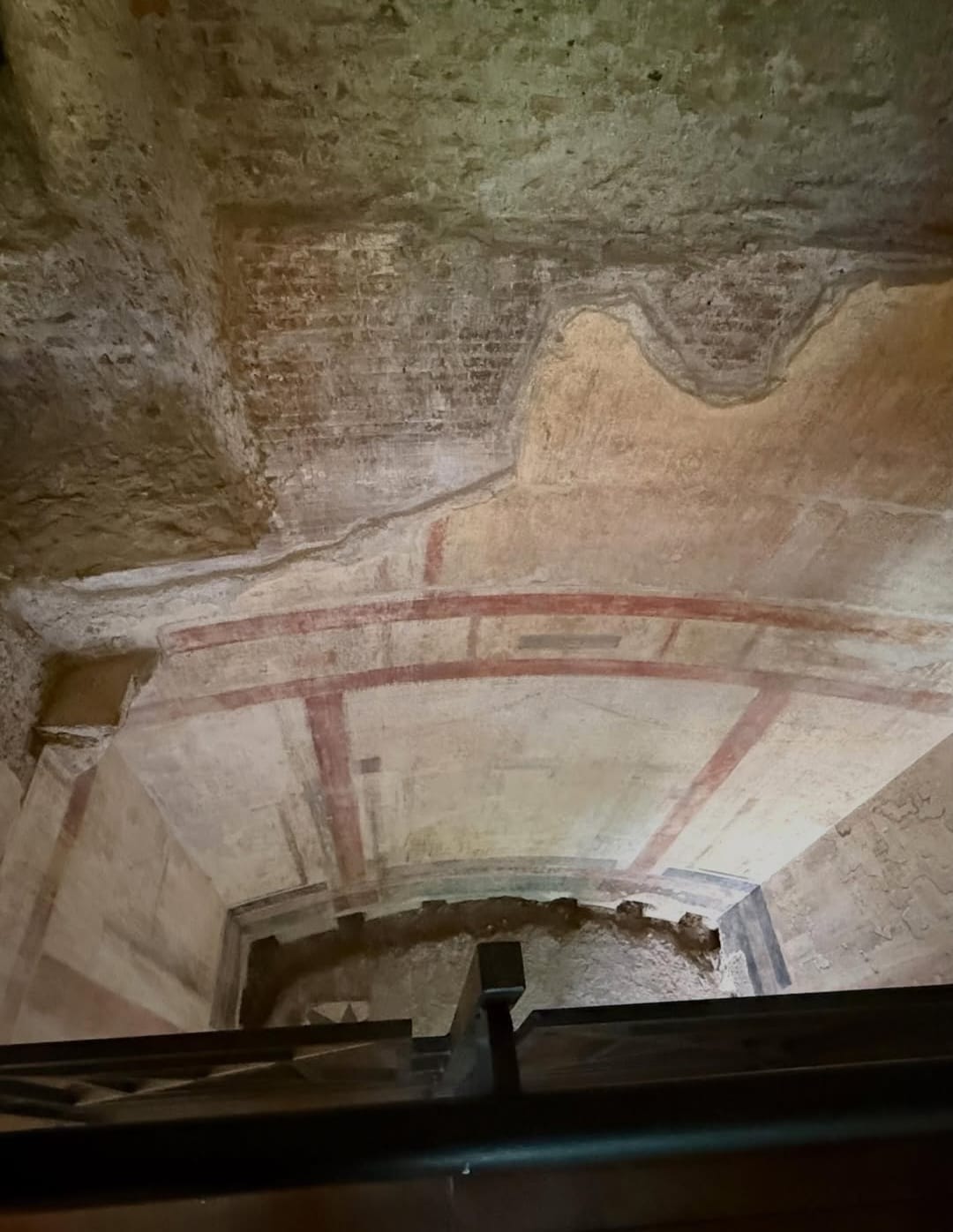 Interior archaeological structures of the Horti Sallustiani