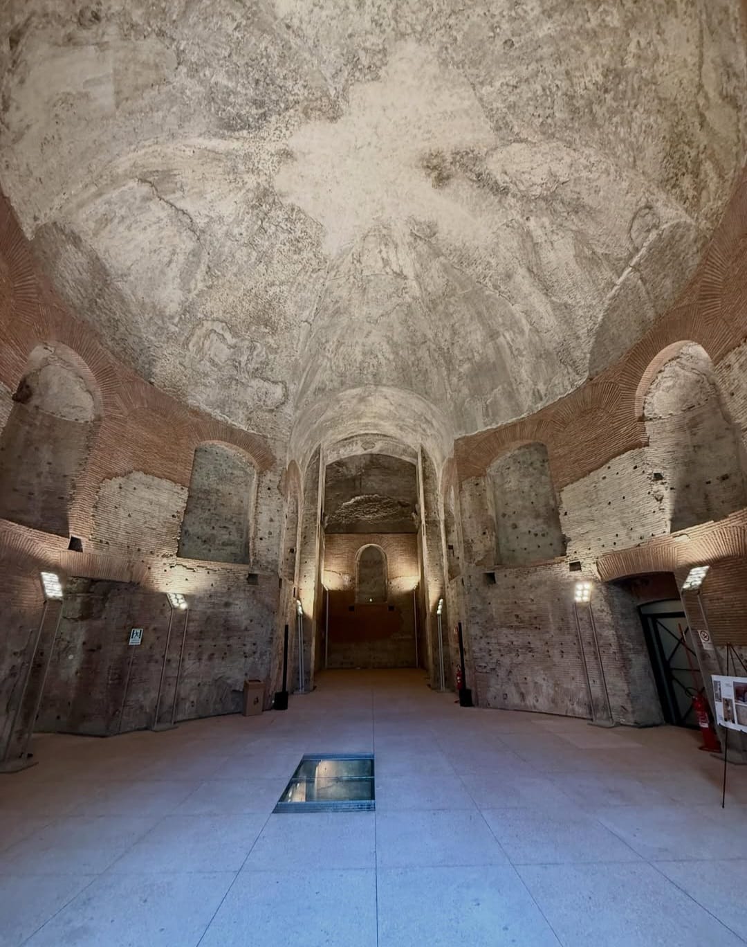 Roman architecture inside the Horti Sallustiani