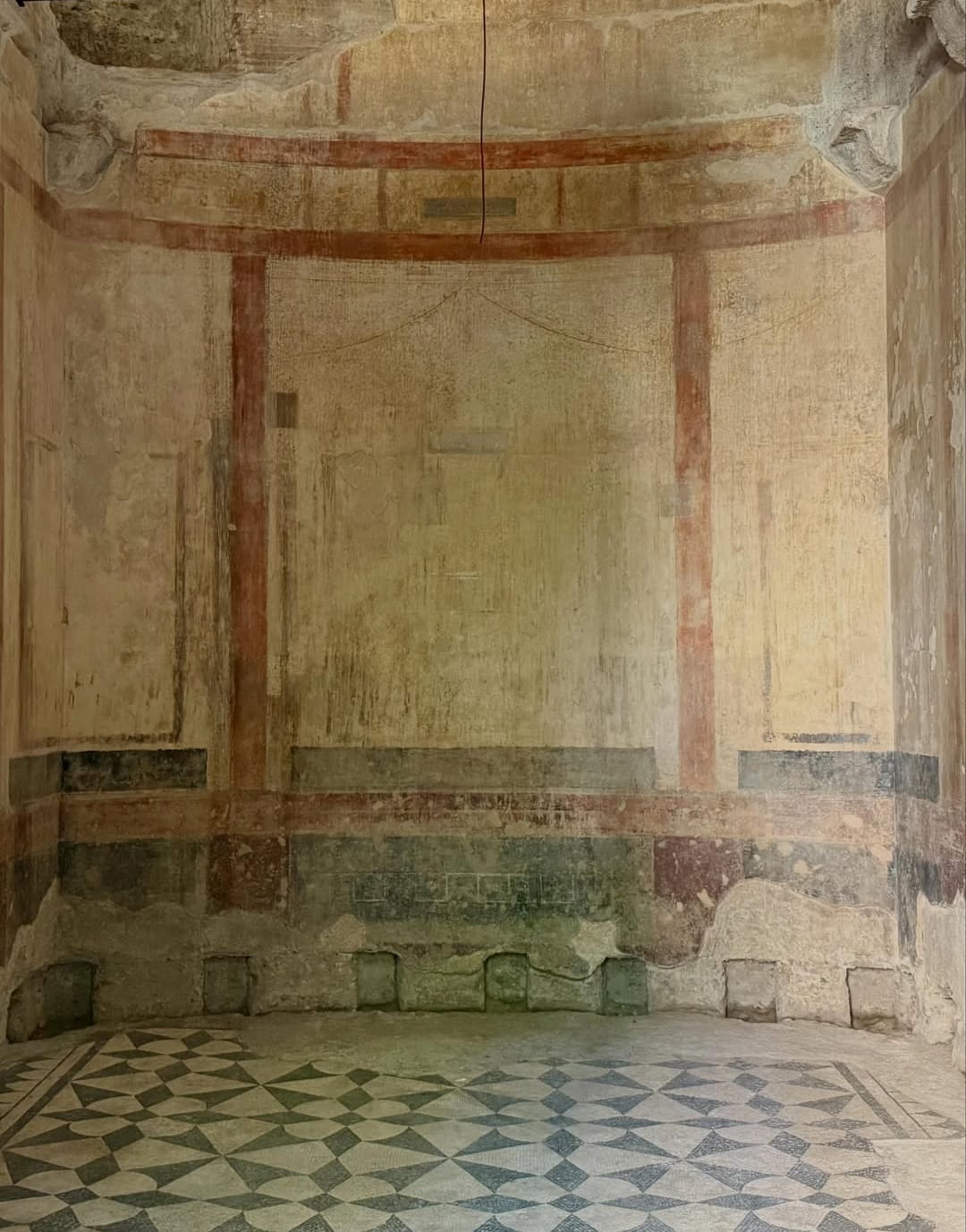Roman archaeological structures at the Horti Sallustiani