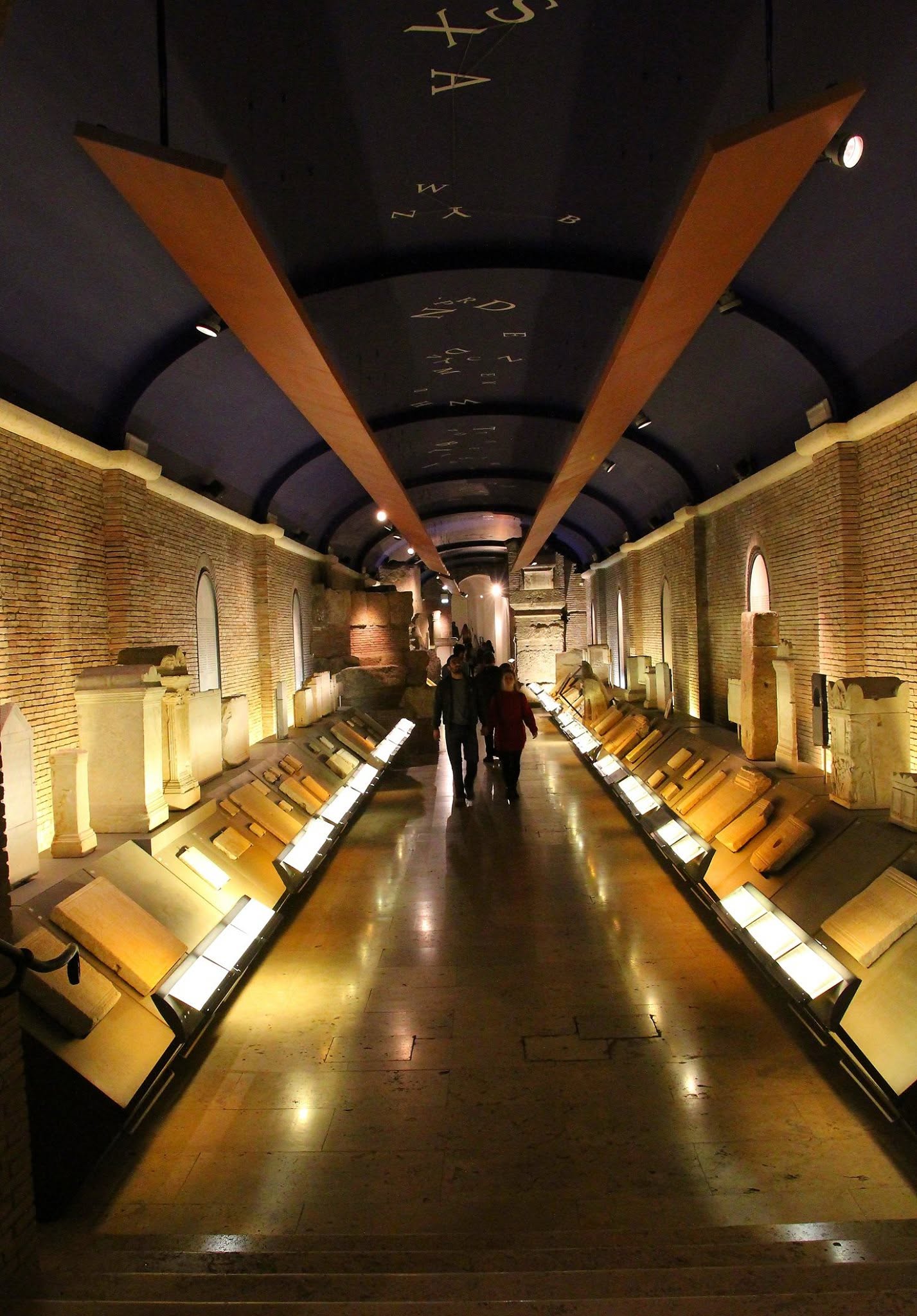 Subsurface structures forming part of Rome's urban archaeology