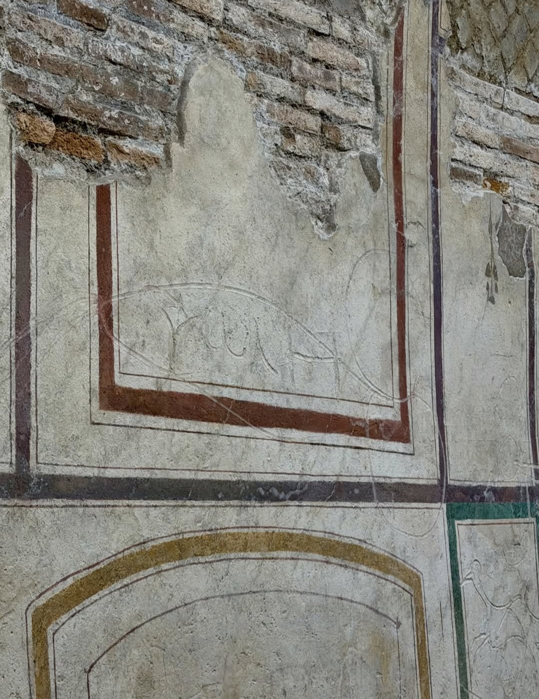 Roman archaeological fabric at the Via Garibaldi site